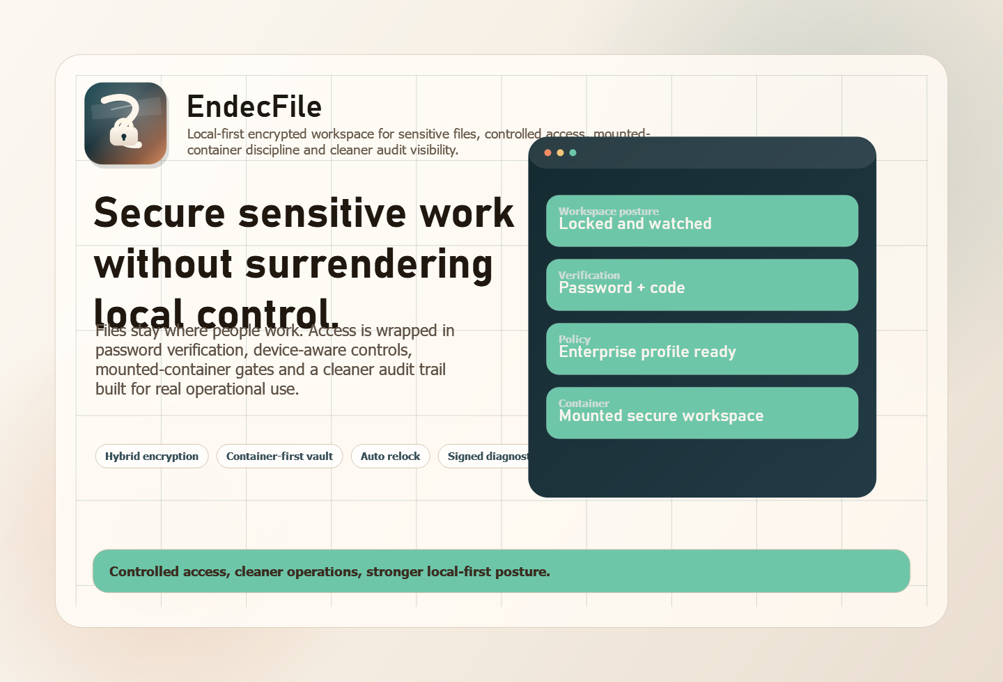 EndecFile promotional preview